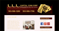 Desktop Screenshot of capitalcoincorp.com